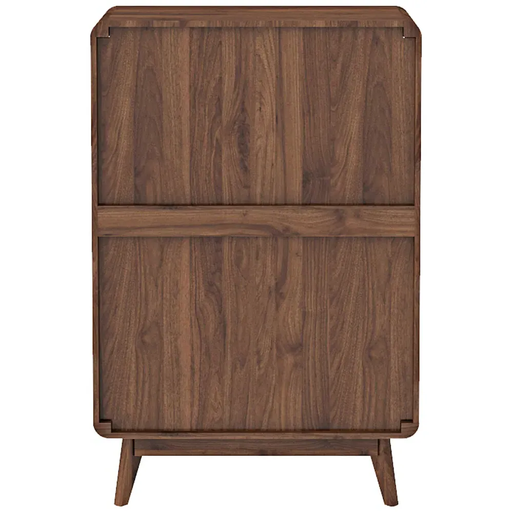 LV44 5 Drawer Chest of Drawers - Brown, Walnut
