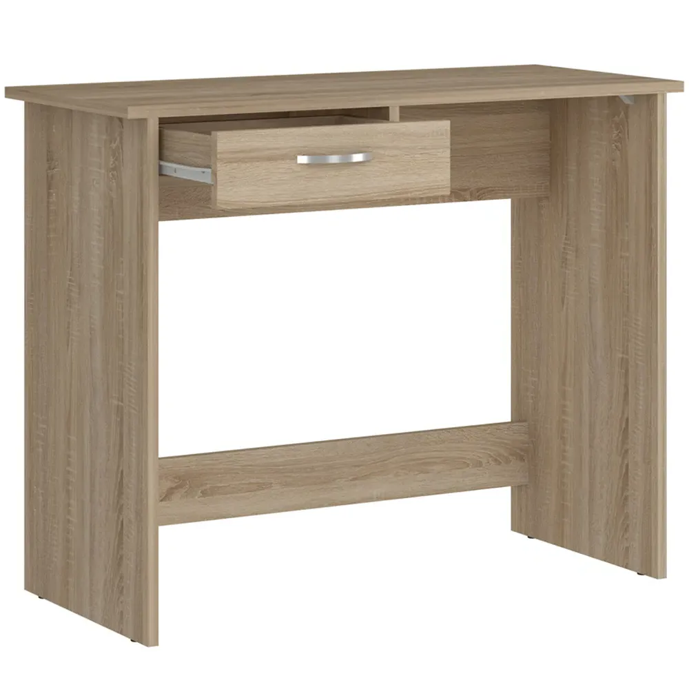 Nano Single Drawer Computer Desk - Sonoma Oak