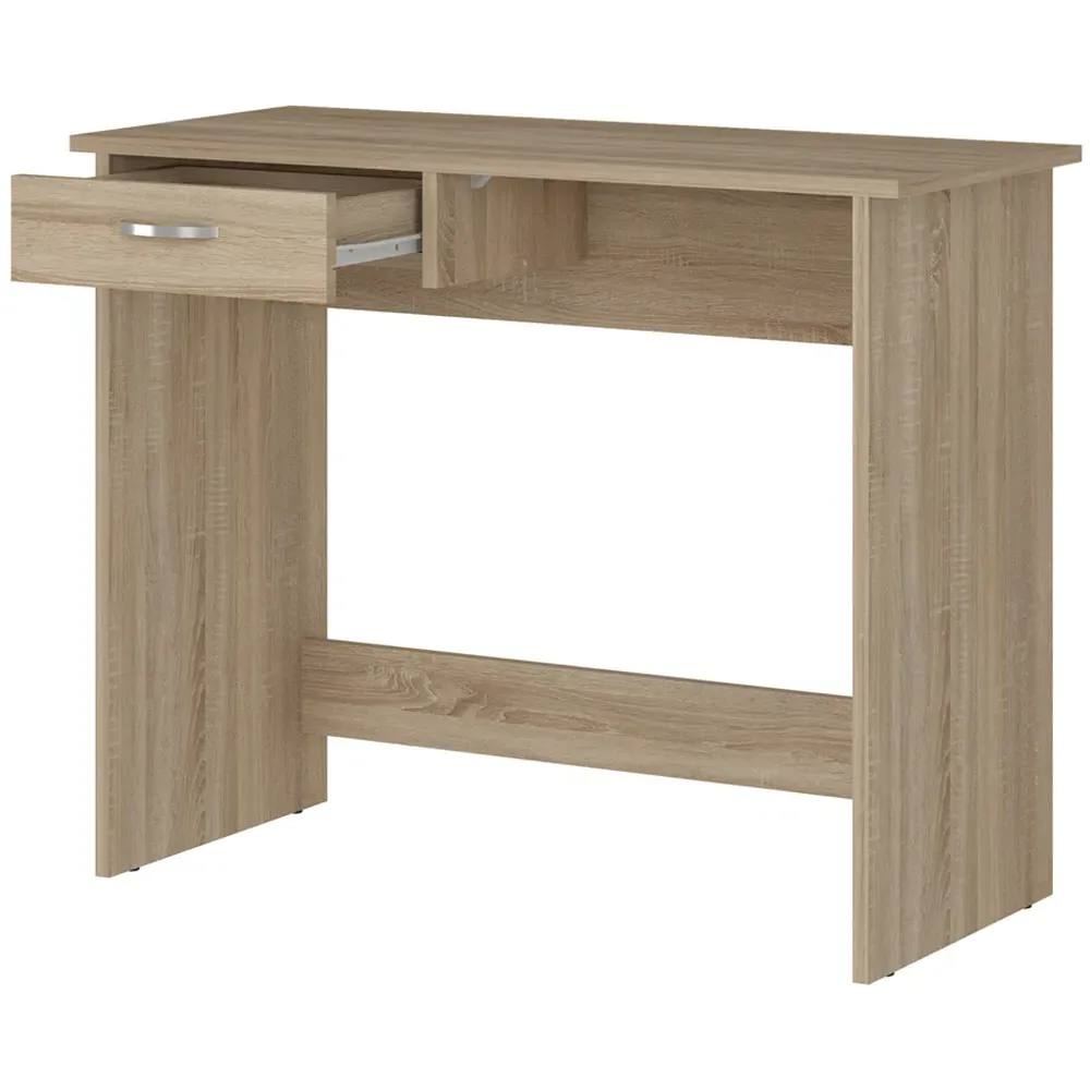 Nano Single Drawer Computer Desk - Sonoma Oak