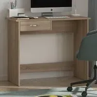 Nano Single Drawer Computer Desk - Sonoma Oak