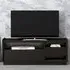 Yucca Single Drawer Single Shelf TV Unit - Black, Wenge