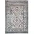Bordered Medallion Washable Rug - Beige Grey