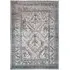 Bordered Medallion Washable Rug - Beige Grey