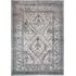 Bordered Medallion Washable Rug - Beige Grey