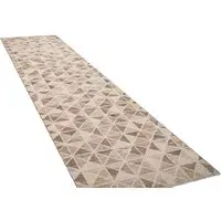 Diamond Geometric Rug - Neutral, Polypropylene