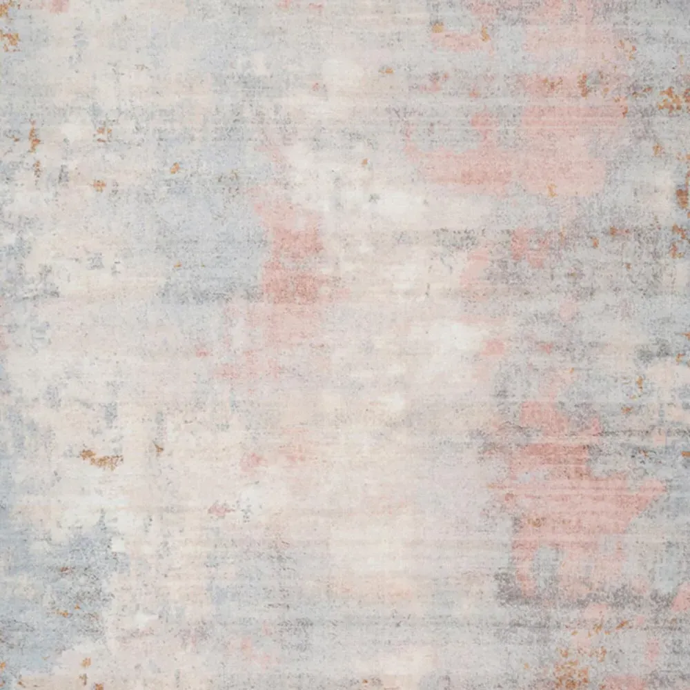 Distressed Abstract Area Rug Washable - Beige