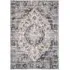 Distressed Medallion Washable Rug - Beige Blue