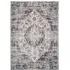 Distressed Medallion Washable Rug - Beige Blue