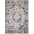 Distressed Medallion Washable Rug - Beige Blue