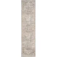 Medallion Runner Rug 240 x 60cm - Polypropylene