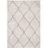 Trellis Abstract Washable Rug - Beige Grey