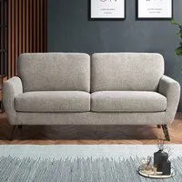3-Seater Sofa - Cream, Boucle
