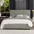 Estella Small Double Ottoman Bed with Storage - Duck Egg, Velvet