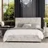 Hesper Single Ottoman Bed with Storage - Pearl, Velvet