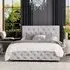 Luna Double Ottoman Bed with Storage - Silver, Velvet
