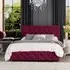 Luna Super King Ottoman Bed with Storage - Berry, Velvet