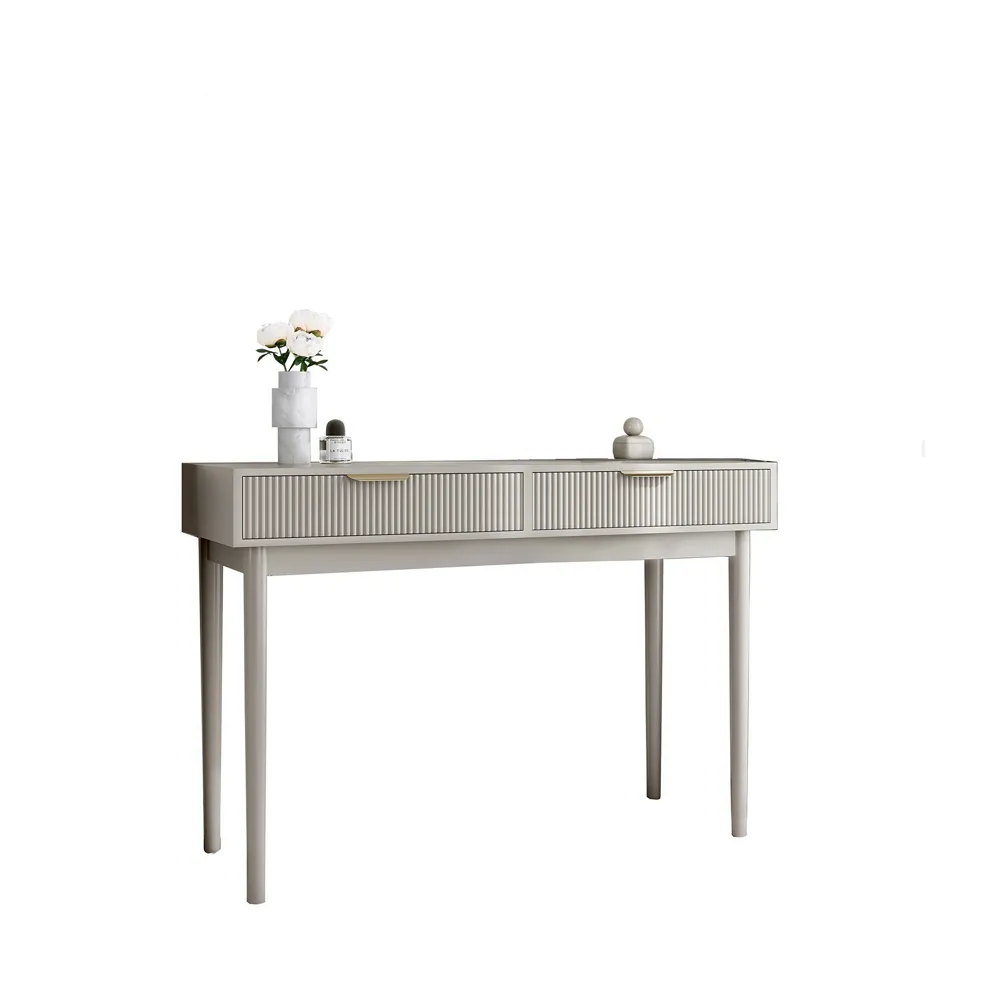 CARME Home Layla 2 Drawer Dressing Table - Grey