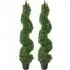 Artificial Boxwood Topiary Tree 120cm 2 Pack - Green