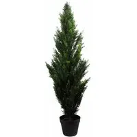 Artificial Cedar Cypress Topiary Tree 120cm - Green