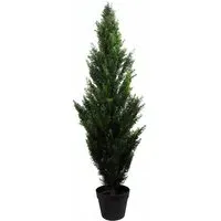 Artificial Cedar Cypress Topiary Tree 120cm - Green