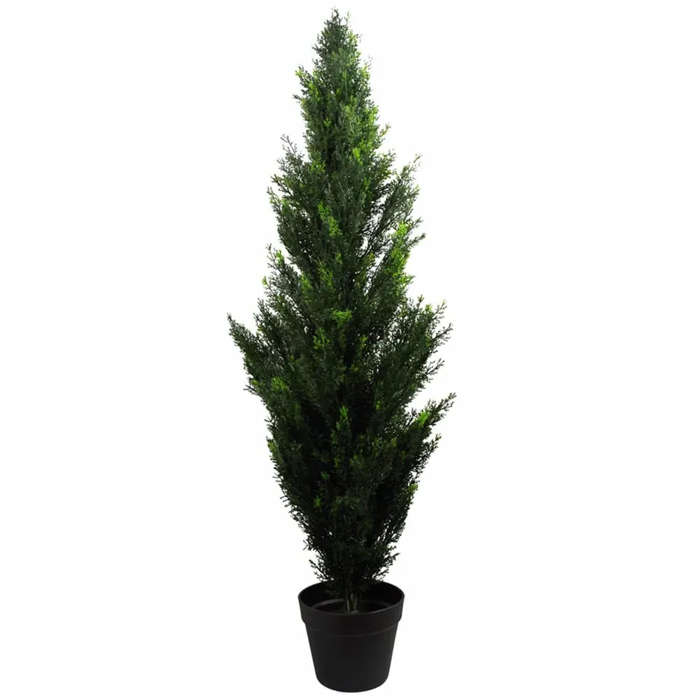 Artificial Cedar Cypress Topiary Tree 120cm - Green