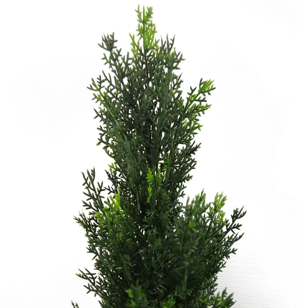 Artificial Cedar Cypress Topiary Tree 90cm 2 Pack - Green