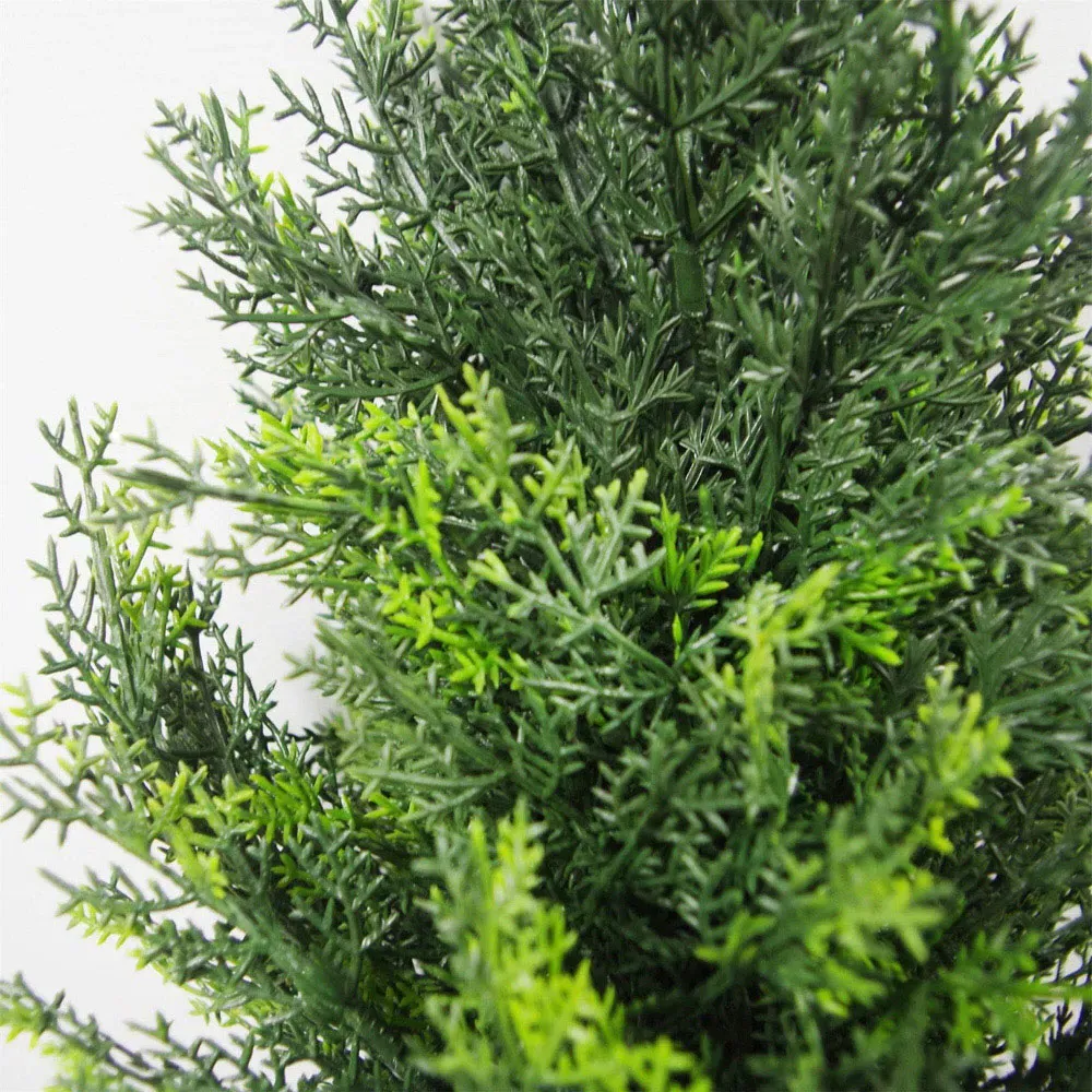 Artificial Cedar Cypress Topiary Trees 2 Pack 60cm - Green