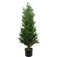 Artificial Cypress Cedar Topiary Tree 120cm - Green