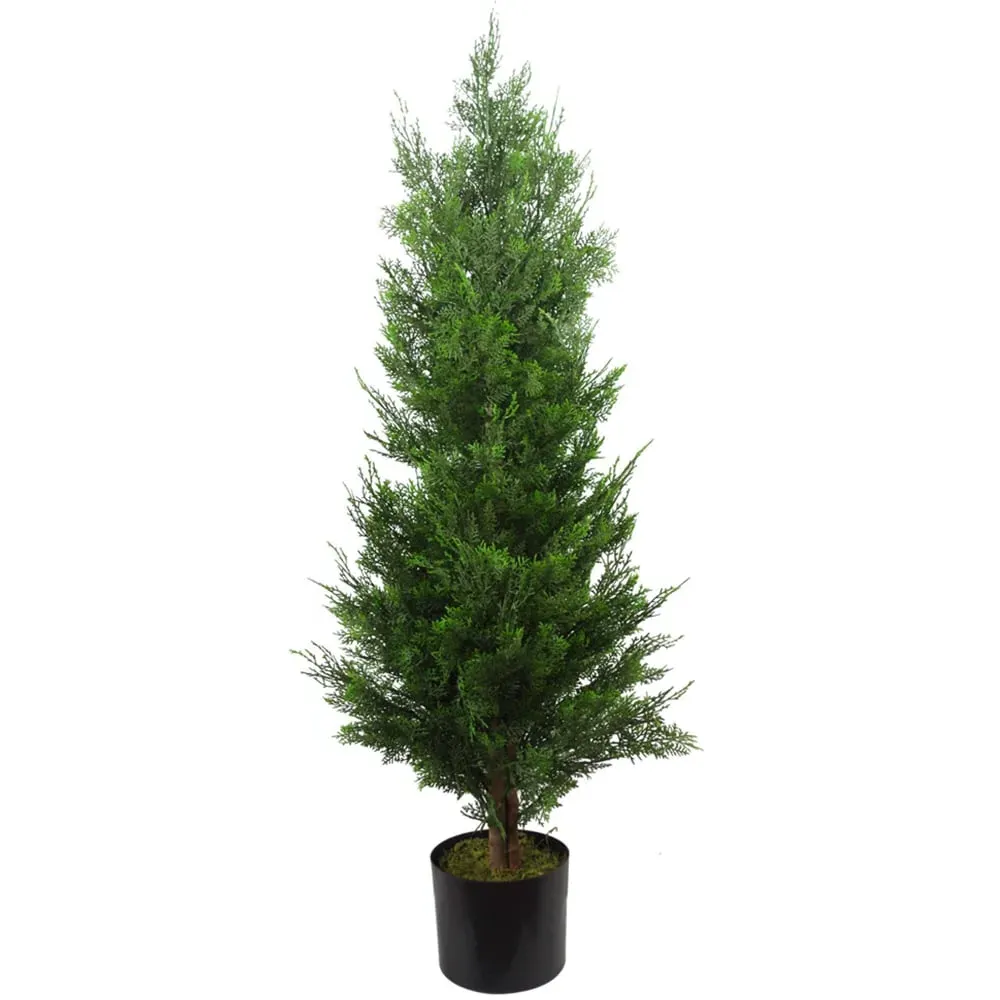 Artificial Cypress Cedar Topiary Tree 120cm - Green