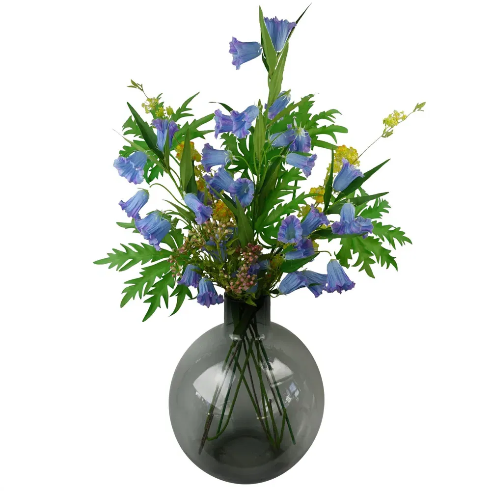 Artificial Foliage Stem with Berries 6 Pack - Pink