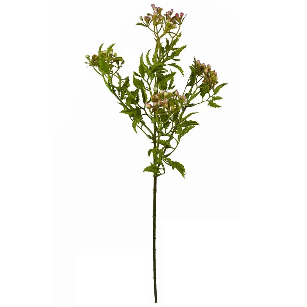 Artificial Foliage Stem with Berries 6 Pack - Pink