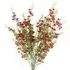 Artificial Foliage Stem with Flowers 6 Pack - Red