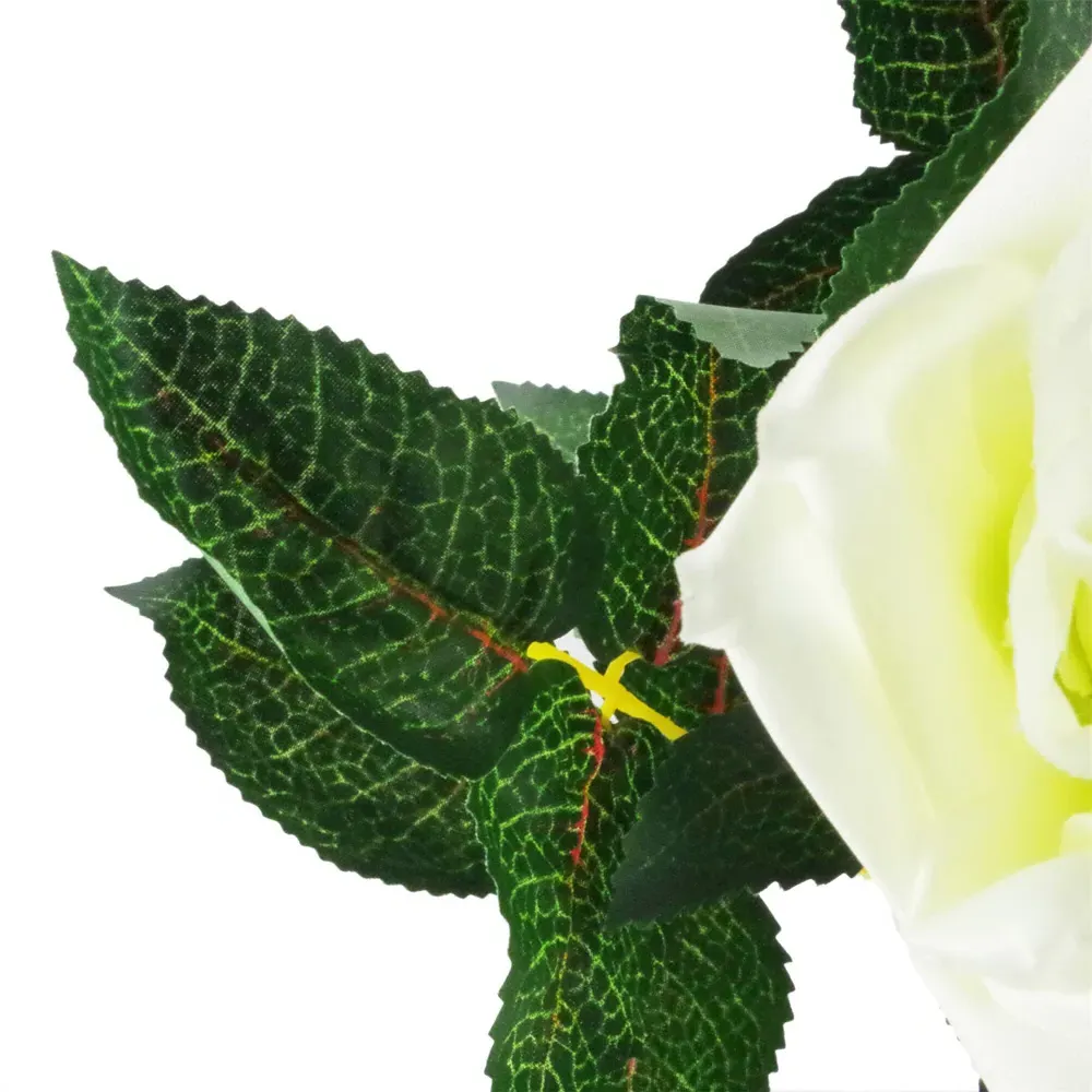 Artificial Rose Tree in Pot - Cream