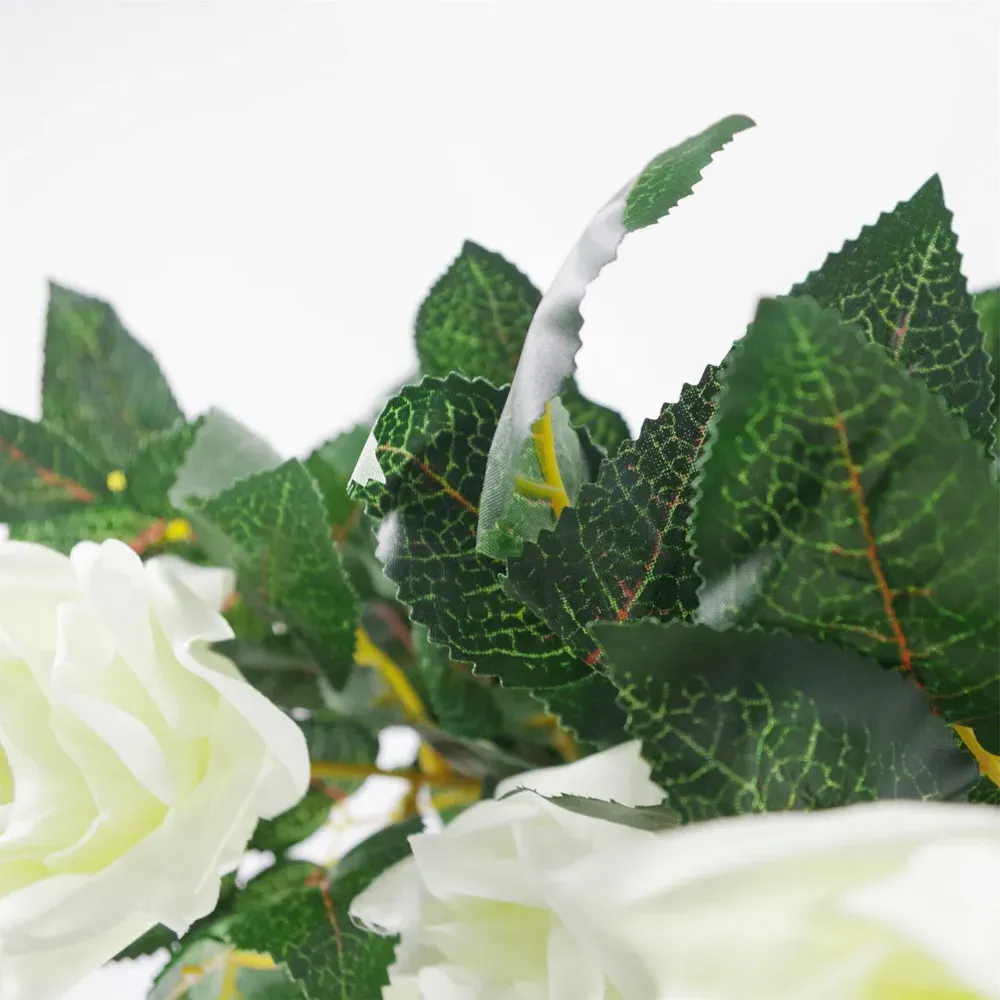 Artificial Rose Tree in Pot - Cream