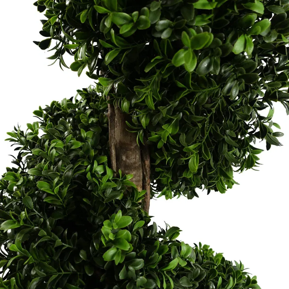Artificial Spiral Buxus Tree 150cm 2 Pack - Green