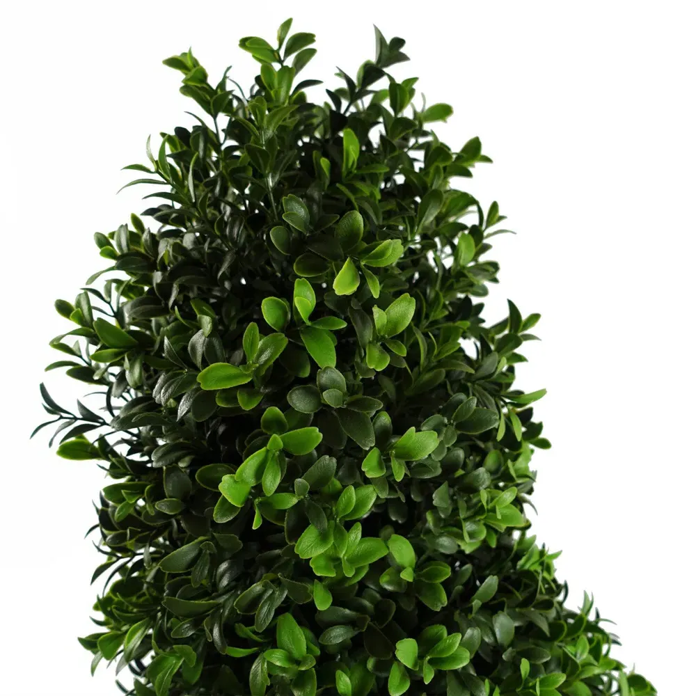 Artificial Spiral Buxus Tree 150cm 2 Pack - Green