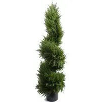 Artificial Spiral Cypress Tree 120cm - Green