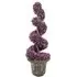 Artificial Spiral Topiary with Planter 90cm - Purple