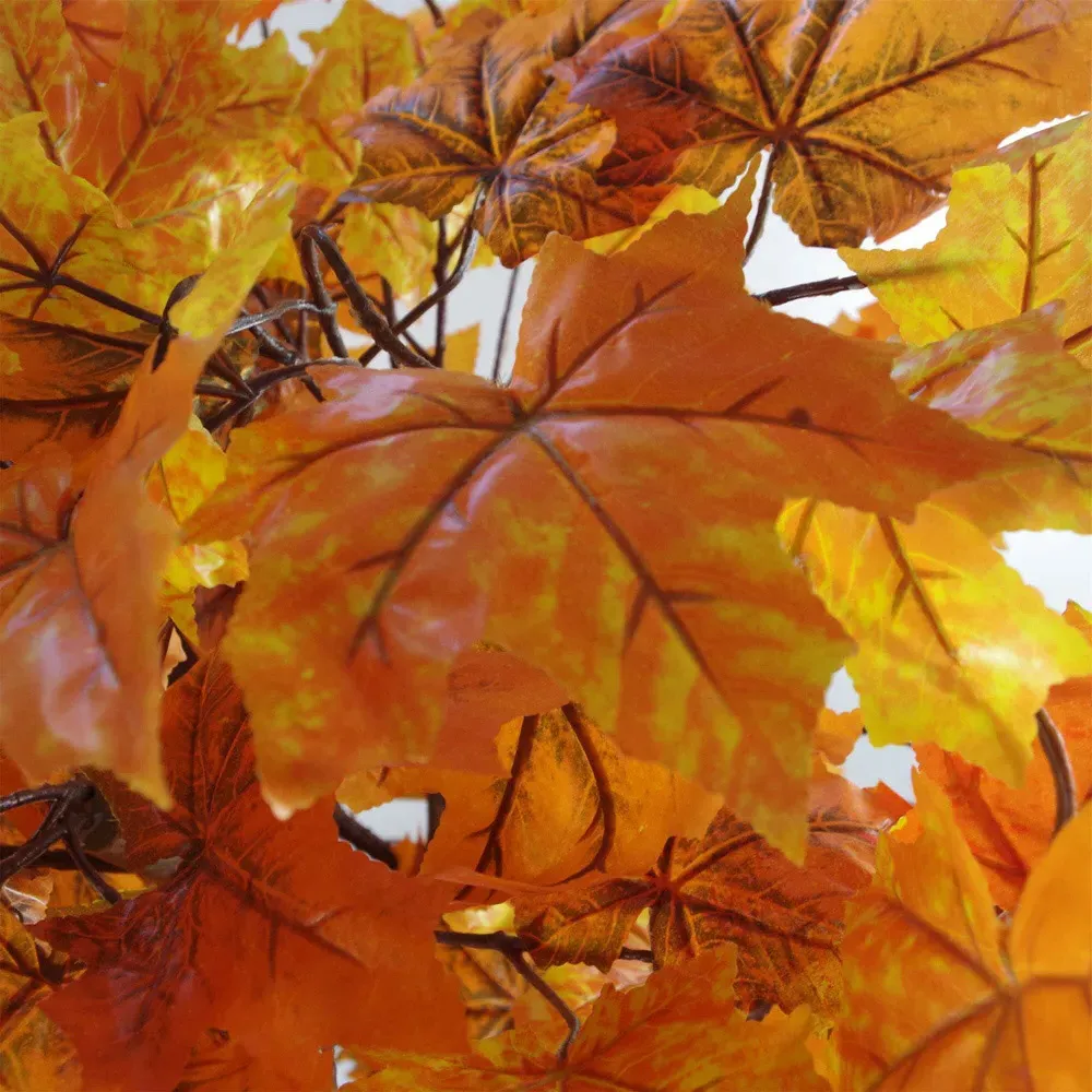 Autumn Maple Acer Artificial Tree in Pot 125cm - Orange