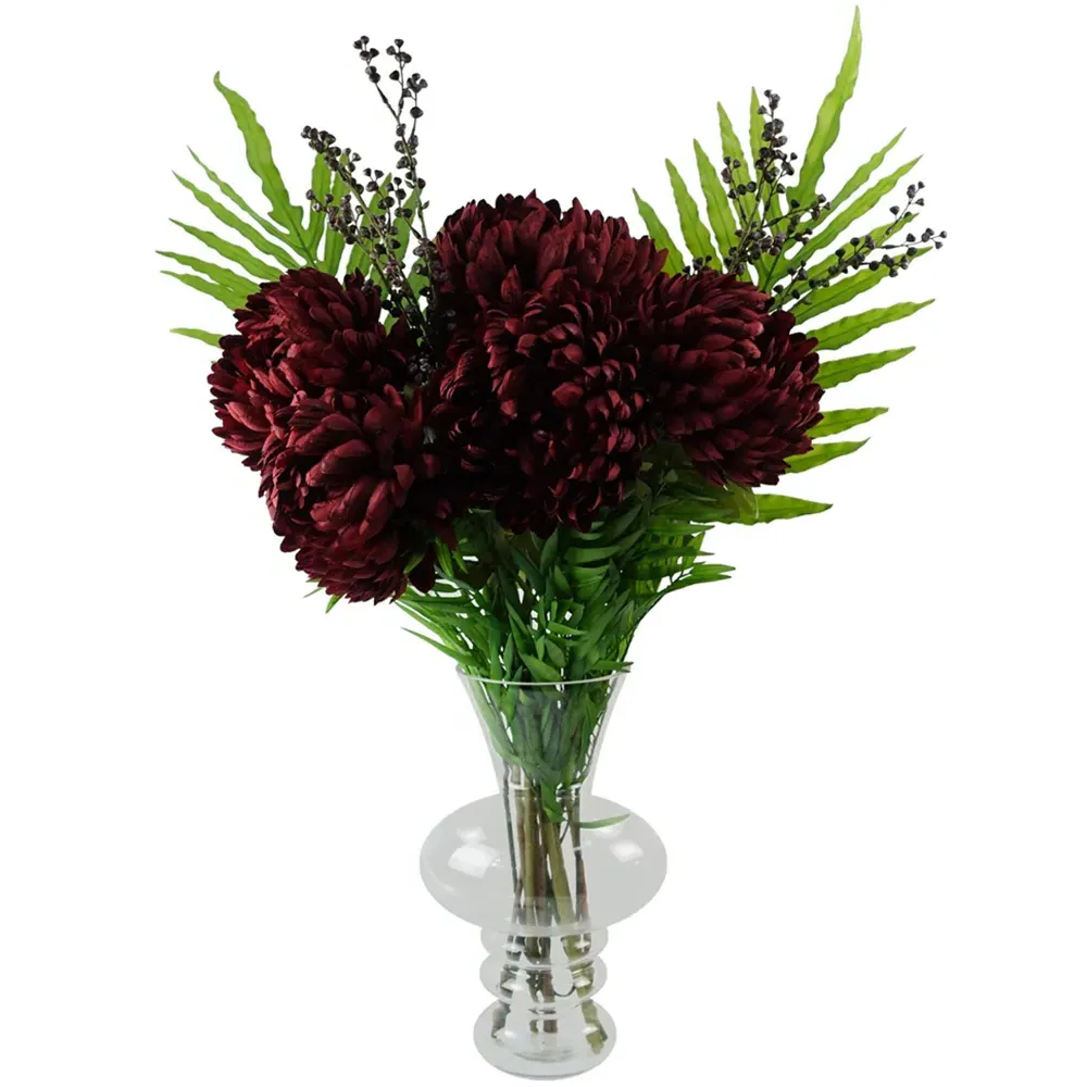 Bubble Glass Vase - Clear