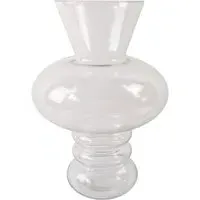 Bubble Glass Vase - Clear