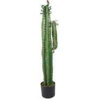 Cactus Artificial Plant in Pot 110cm - Green