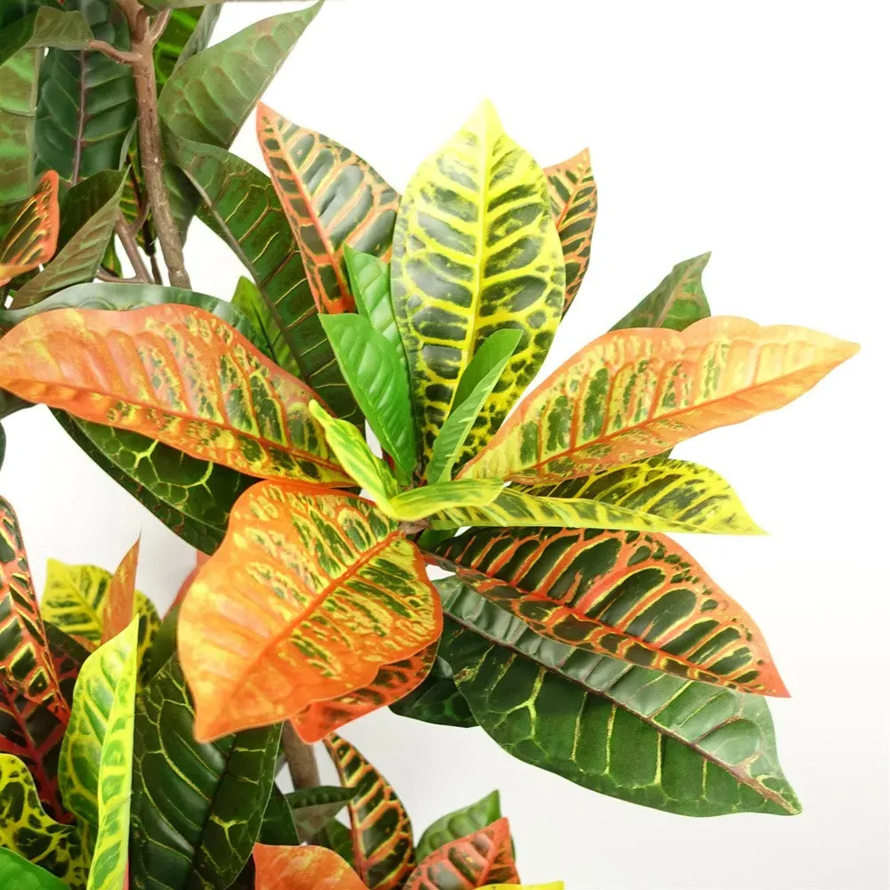 Codiaeum Artificial Tree in Pot 140cm - Green