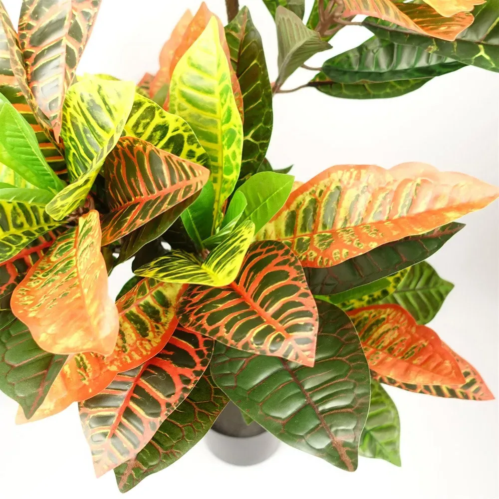 Codiaeum Artificial Tree in Pot 140cm - Green