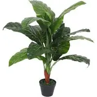 Colocasia Tropical Artificial Plant in Pot 105cm - Green