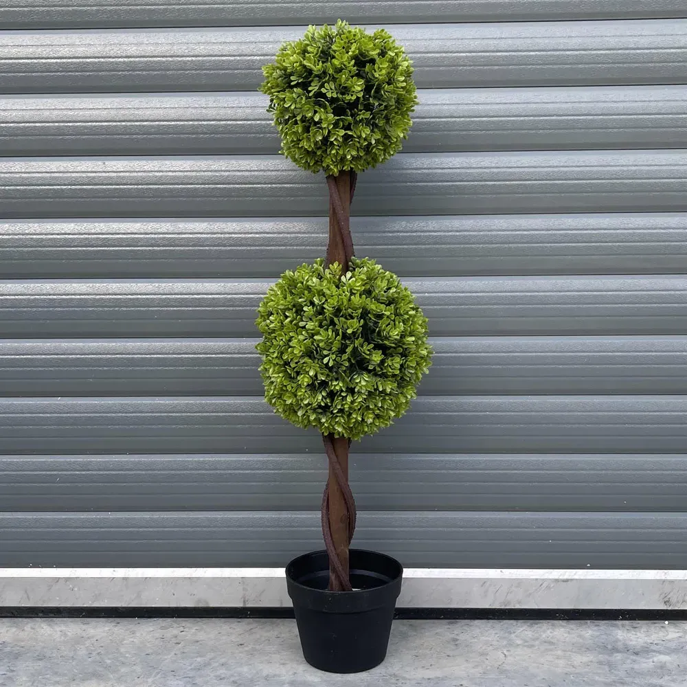 Double Ball Artificial Tree 90cm - Green