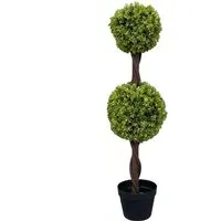 Double Ball Artificial Tree 90cm - Green