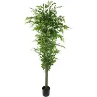 Ficus Artificial Tree in Pot 180cm - Green
