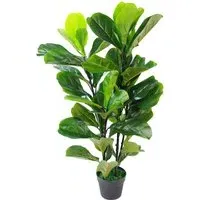 Ficus Lyrata Artificial Plant - Green