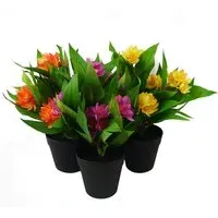 Freesia Artificial Plant 3 Pack - Green